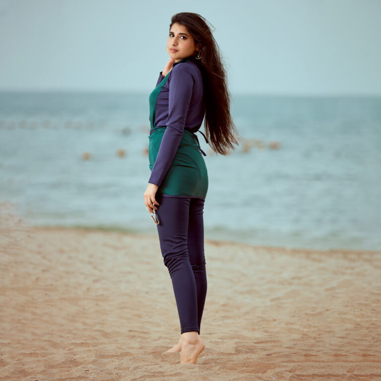 ⁦مايوه بوركيني أخضر⁩ - الصورة ⁦2⁩