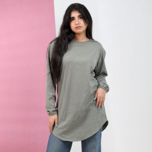 Long T-shirt Oversize gray